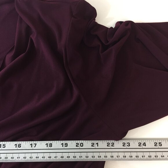 R&M Richards Woman Purple Evening Dress Formal Party Ruched Rhinestone Size 20W - Picture 16 of 16